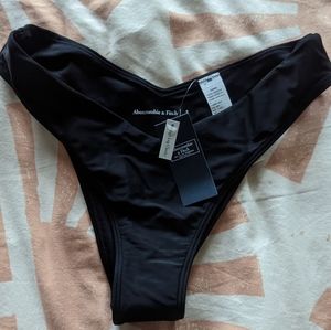Abercrombie High Leg Cheeky Swim Bottoms